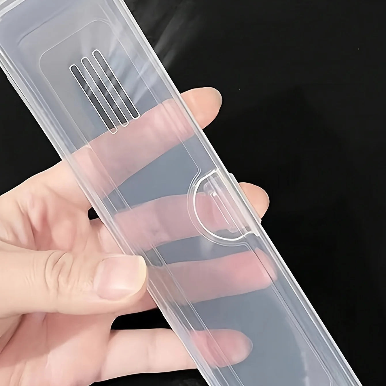 Portable Transparent Toothbrush Box, Paba-Free Breathable Travel Toothbrush Case Storage Travel Toothbrush Case