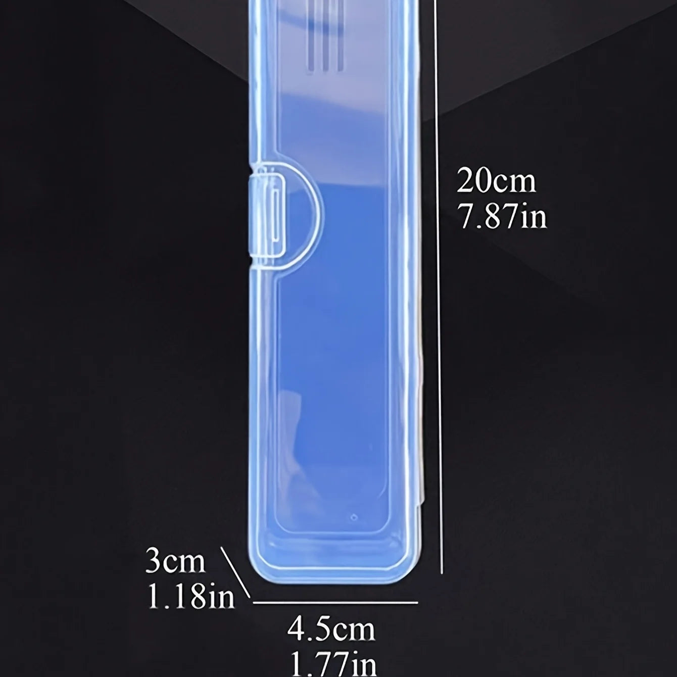 Portable Transparent Toothbrush Box, Paba-Free Breathable Travel Toothbrush Case Storage Travel Toothbrush Case